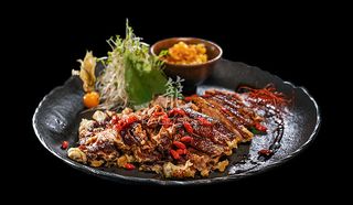 Kaczka  z salsą mango