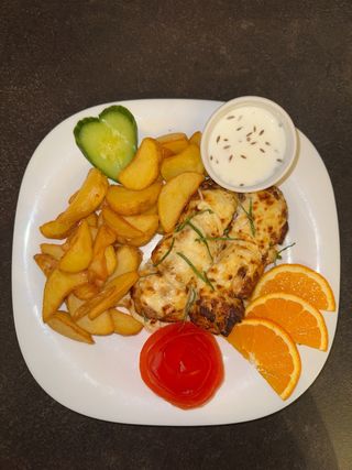 Pui cu brânză - Tikka with cheese