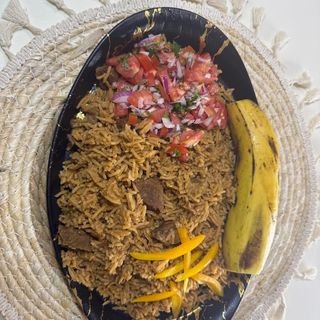 Mutton Pilau + Kachumbari