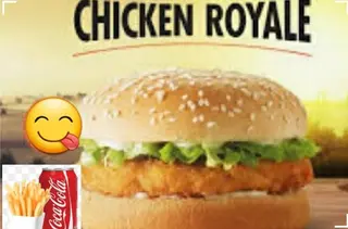  Solo questa settimana Chicken Royal+Patatine +bevande 
