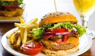 Hamburguesa Con Queso