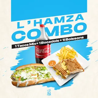 1 Tacos Mix+ 1 Bocadois + 1L Boissons