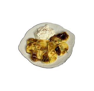 Ջեռոցի կարտոֆիլ, հարած ֆետա, հազրեվարդ