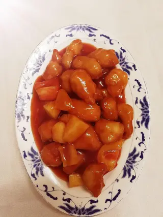 127 Maiale fritto in salsa agrodolce