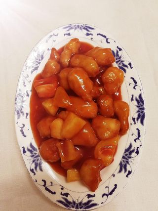 118 Maiale fritto in salsa agrodolce