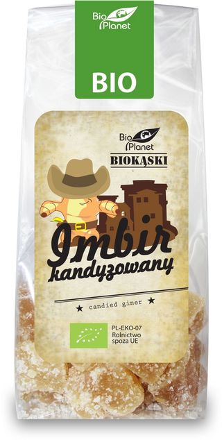 IMBIR BIO KANDYZOWANY 100 g - BIO PLANET
