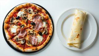 Combo - Pizza Quattro Stagioni Ø 32cm + sos + 1 clatita + Racoritoare