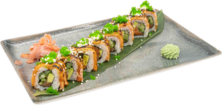 Fire special salmon roll