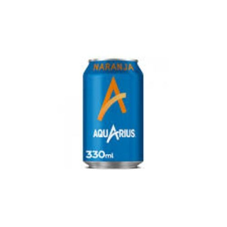 Aquarius naranja lata 330ml.
