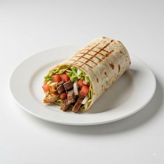 Burrito Mixto De Pollo Y Carne