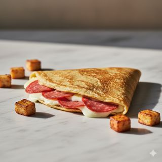 Salame piccante con provola