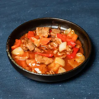 Vitello con salsa piccante