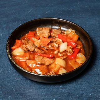 Vitello con salsa piccante