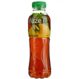 ФьюзТи чорний зі смаком лимону (0,5л)