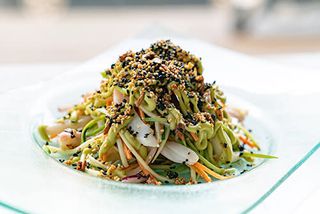 Sepia con mayonesa de hierbas