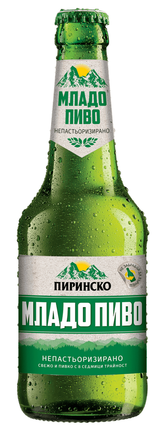 186.Бира Пиринско младо (330мл)