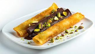 Straccetti bigusto galak e pistacchio