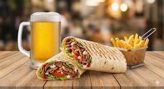 Menù piadina kebab + birra grande