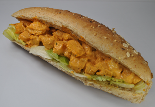 Indian tikka baguette