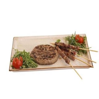 Hmburger di Angus con Arrosticini di pecora e formaggio fuso
