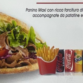 Panino Kebab Maxi  MENU
