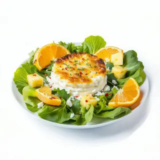 Ensalada De Queso De Cabra Gratinada