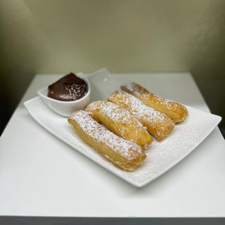 Chiacchiere con la Nutella 