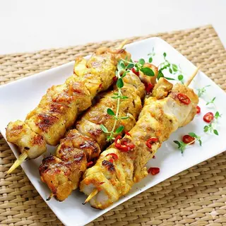 ქათმის მწვადი გრილზე/Grilled Chicken skewers