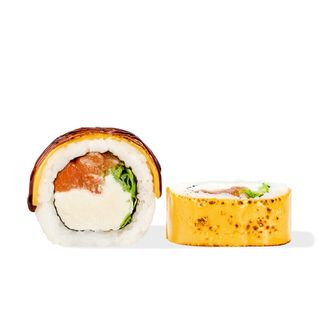 Рол сирний з лососем