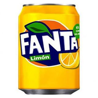 Fanta Limón lata.