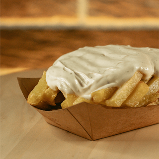 Potatoes with Cheese sauce