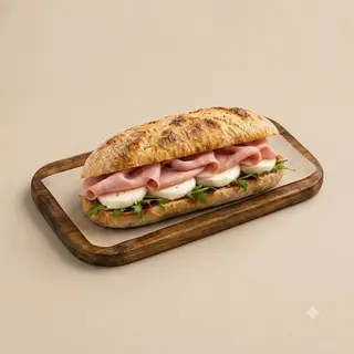 Prosciutto cotto e mozzarella
