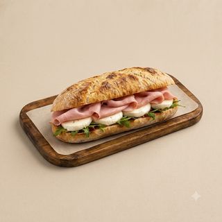 Prosciutto cotto e mozzarella