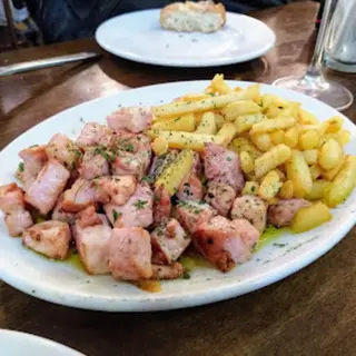 Raxo Con Patatas