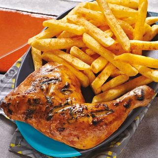 Quarter chicken with chips