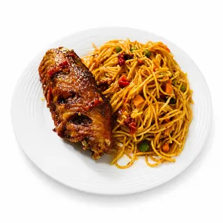 Pasta & Bbq Turkey