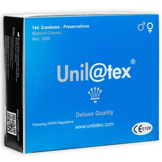 Unilatex - Preservativos Naturales 144 Uds