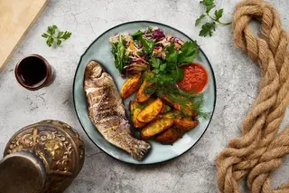 Zestaw z Pstrągiem 700-750 gr.  Dostswa/Zamow