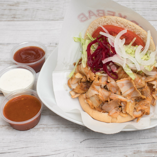 Kebab Con Queso Y Pollo