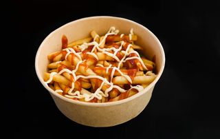 ფრიტე ფალაფელით ძაძიკის სოუსით