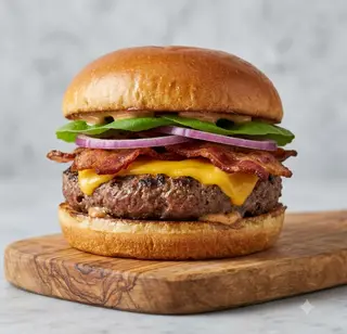 Bacon cheeseburger