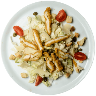 Салата Цезар с хрупкаво пиле (350г)