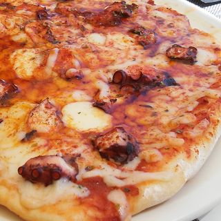 Pizza de pulpo