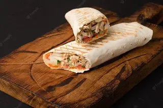 Taco de falafel