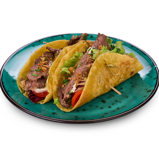 Тако з Бріскетом та цибулею фрі (240г)