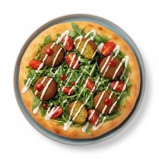 Pizza falafel