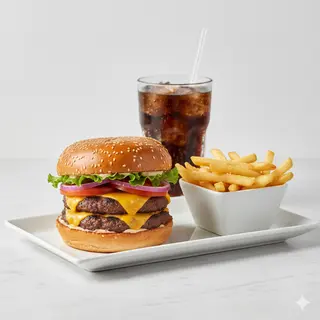 Combo Double Beef Burger