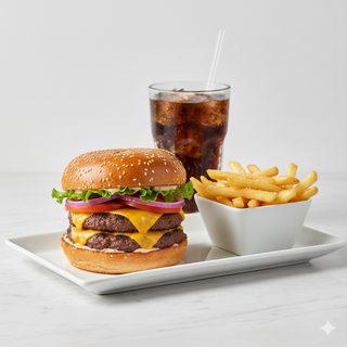 Combo Double Beef Burger