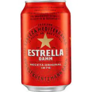 Estrella Damm Cerveza Lata 33cl