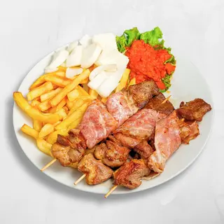 Ražnjić a la  chef - na maču